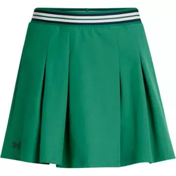 Under Armour FW24 Premier Series Pleated Comfortable Waterproof Breathable Mid-Rise Casual Skirt Women skirts Forest-Green 1388701-300 XS