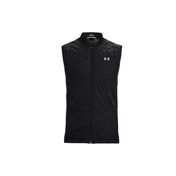 Under Armour Гольф повседневный спортивный жилет мужской жилет черный 1364643-001 XL