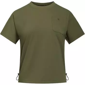 Under Armour Городская футболка свободного кроя с круглым вырезом, модная спортивная, с коротким рукавом, со спущенным плечом, женские топы, кварцево-серая 6006015-251 L
