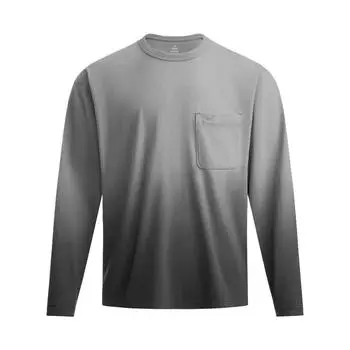 Under Armour Gradient Wash Crew Neck Pullover Knit Long Sleeve T-Shirt Men Tops Rhino-Gray 1389364-025 L