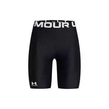 Under Armour HeatGear® Буквенный логотип с принтом, быстросохнущие эластичные спортивные шорты, женские шорты, черный цвет 1383627-001 S
