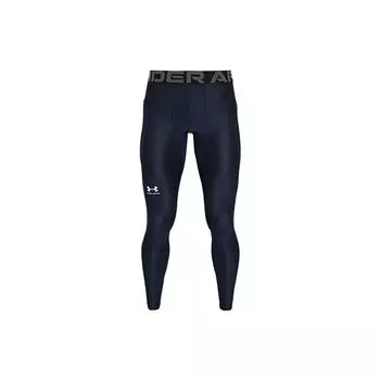 Under Armour HeatGear® компрессионные дышащие тренировочные брюки для бега и фитнеса мужские брюки темно-синие 1361586-410 XXXL