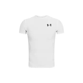 Under Armour HeatGear® OG Logo Print Slim Fit Crew Neck T-Shirt Men T-Shirts White 1387560-100 M