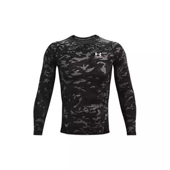 Under Armour HeatGear Running Compression Fitness Shirt Men tops Black 1361525-001 M