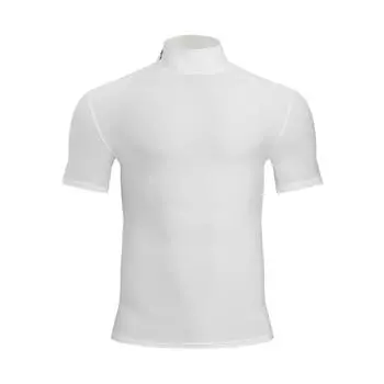 Under Armour HeatGear Удобная быстросохнущая мягкая дышащая футболка с коротким рукавом для мужчин, топы, белая 1390098-100 L