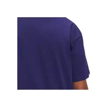 Under Armour Heavyweight Oversized Box Classic Quick-Dry Comfortable Soft Versatile Short Sleeve T-Shirt Men Tops Navy-Blue 1386803-410 XL