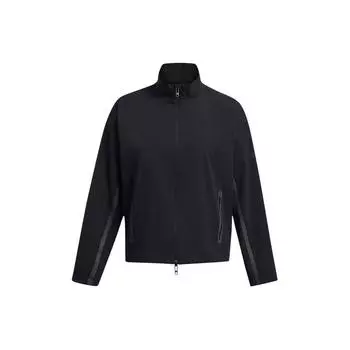 Under Armour Hooded Casual Comfortable Jacket Women Jackets Black 1385895-001 L
