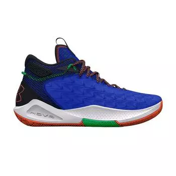 Under Armour HOVR Havoc 5 Clone Versa Синие мужские кроссовки белые 3025605-400 40