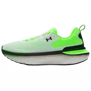 Under Armour HOVR Infinite Elite 2 белые гипер-зеленые черные мужские кроссовки 3028169-101 40
