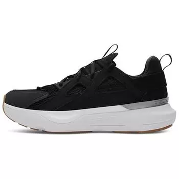 Under Armour HOVR Infinite MVMNT Black White Unisex Sneakers Metallic-Silver 3028667-001 42.5
