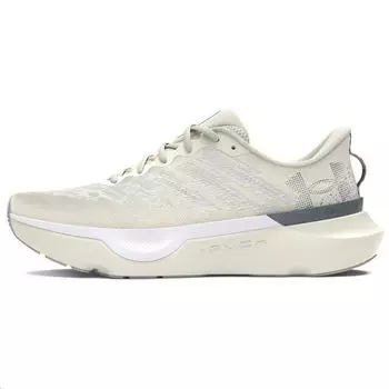 Under Armour HOVR Infinite Pro Breeze - белые кварцевые мужские кроссовки кремовые модно-серые гравийные 3027187-302 44