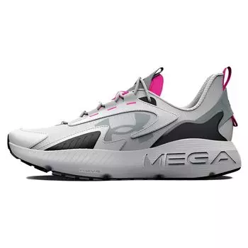 Under Armour HOVR Mega 2 MVMNT Серые Розовый бунтарь Унисекс Кроссовки Белые 3026629-100 40