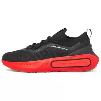 Under Armour HOVR Phantom 4 Black Lava Red Men Sneakers Metallic-Silver 3027593-004 41