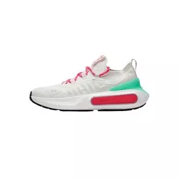 Under Armour HOVR Phantom 4 White Quartz Green Pink Women Sneakers Comet-Green Super-Pink 3027594-114 37.5