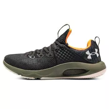 Under Armour HOVR Rise 3 Printed Tent Jet Grey Мужские кроссовки Черные 3025098-300 44.5