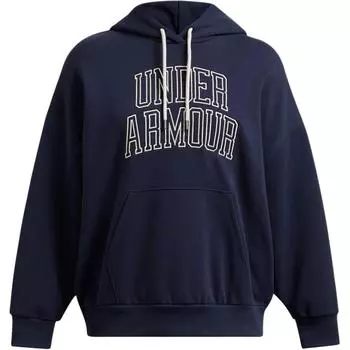 Under Armour Худи оверсайз из махровой ткани Heavyweight для женщин Худи Midnight-Navy 1386494-410 XS