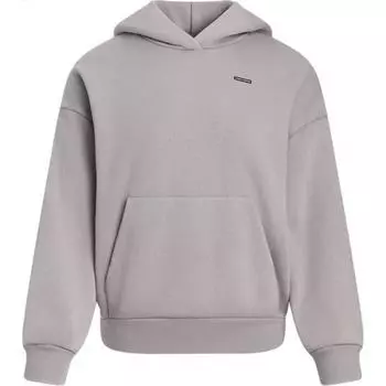 Under Armour Icon AW24 флисовая тренировочная толстовка с капюшоном и длинными рукавами женская толстовка Fatigue-Gray 1386485-015 S