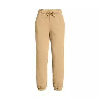 Under Armour Icon Comfortable Solid Color Lace-Up Fleece Casual Pants Women bottoms Khaki 1386488-263 S