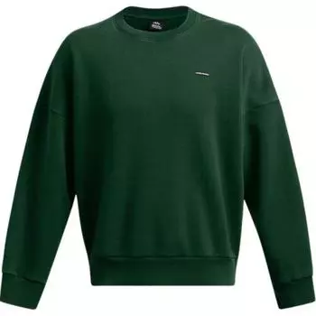 Under Armour Icon High Weight Training Crew Neck Sweatshirt Мужская толстовка Forest-Green 1386553-301 M