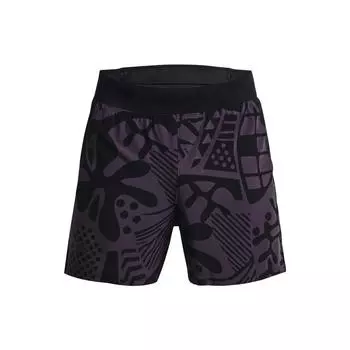 Under Armour In Peace All Over Print Беговые шорты мужские шорты черные 1377048-001 M