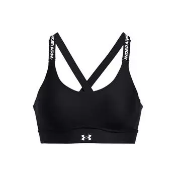 Under Armour Infinity 2.0 Низкий спортивный бюстгальтер женский спортивный бюстгальтер черный 1384126-001 L