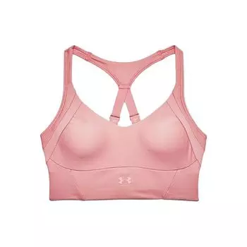 Under Armour Infinity Rib Solid Training Sports Bra Женское нижнее белье Clay-Pink 1365772-663 M
