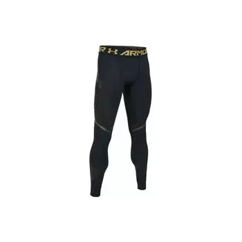 Under Armour Эластичные спортивные леггинсы с буквенным логотипом, мужские леггинсы, черные 1289579-001 S
