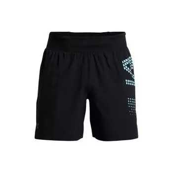 Under Armour Эластичные спортивные шорты с принтом в виде букв в горошек, мужские шорты, черные 1369780-001 S