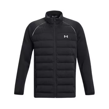 Under Armour Эластичный гибридный удобный повседневный пуховик для мужчин, верхняя одежда, черный 1366290-002 L