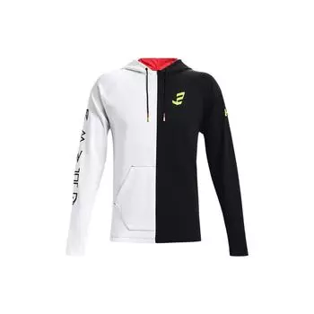 Under Armour Эмбиид Американская винтажная цветная повседневная толстовка с капюшоном баскетбольная куртка мужская толстовка белая 1366531-100 M
