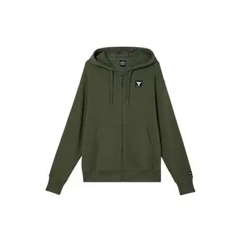 Under Armour Johnson Series однотонная хлопковая тренировочная толстовка с капюшоном женские толстовки зеленые 1382176-390 M