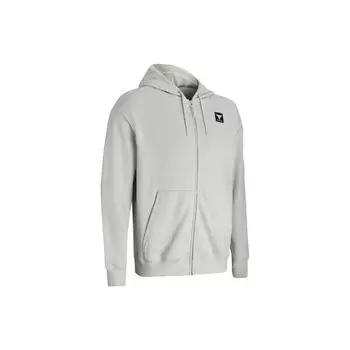 Under Armour Johnson Series однотонная хлопковая тренировочная толстовка с капюшоном женские толстовки серые 1382176-114 L