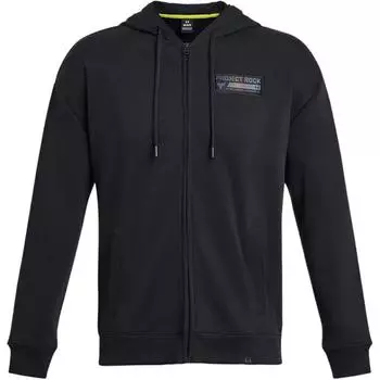 Under Armour Johnson Series Solid Heavyweight Cotton Sports Hoodie Мужские толстовки с капюшоном черного цвета 1380151-001 L