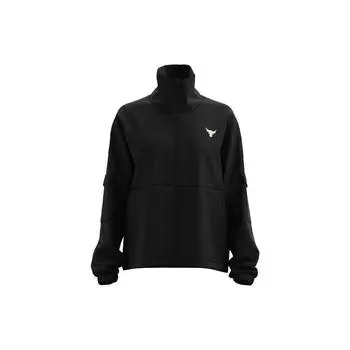 Under Armour Johnson Training Stretch Woven Jacket Women Jackets Black 1365993-001 M