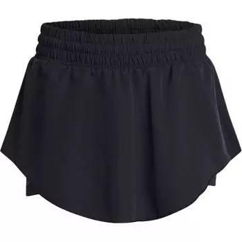 Under Armour Юбка UA Vanish Solid Mid-Rise Drawstring Breathable Waterproof Soft Casual Skirt Женская юбка черного цвета 1383621-001 XL