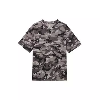 Under Armour Камуфляжный свитер с круглым вырезом и коротким рукавом, футболка для мужчин, топы Urban-Khaki 1382897-294 L