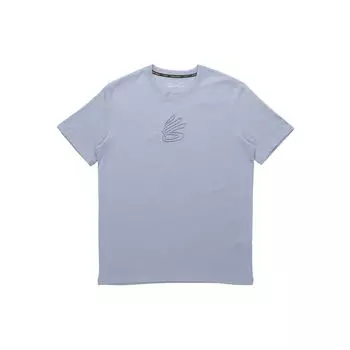 Under Armour Карри Баскетбольная спортивная футболка с вышитым логотипом с коротким рукавом Мужские топы Синие 1362005-420 XXL