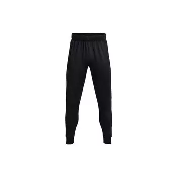Under Armour Карри Playable однотонные эластичные пояса зауженные трикотажные спортивные брюки мужские низ черный 1380324-001 M