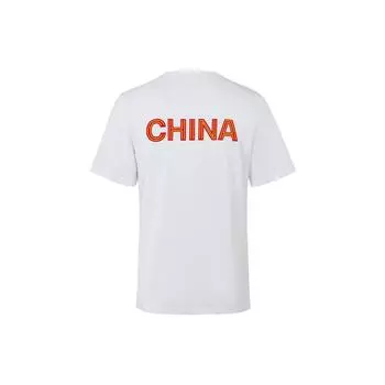 Under Armour Китайский принт трикотажные американские винтажные спортивные с круглым вырезом и коротким рукавом футболка унисекс топы белые 21600508-100 XL