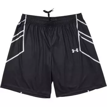 Under Armour Knitted Comfortable Fashionable Breathable Sports Shorts Men shorts Black 25500225-001 3XL