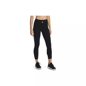 Under Armour Комфортные тренировочные леггинсы-капри с высокой талией, женские плавки, черные 1373591-002 M