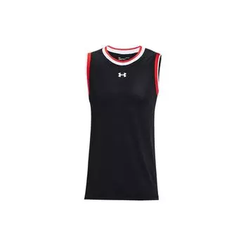 Under Armour Контрастный баскетбольный топ Baseline Logo для мужчин, черный 1370238-001 S
