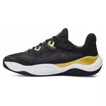 Under Armour Кроссовки Curry Splash 24 AP Black Gold Unisex, белые 3027262-001 43