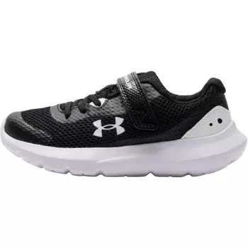 Under Armour Кроссовки детские Surge 3 AC PS черные белые 3024990-001 27.5