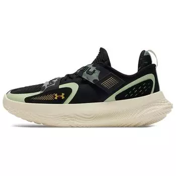 Under Armour Кроссовки Flow FUTR X 4 Black Retro Green Camo Unisex, цвет металлик-золото 3027772-001 42.5
