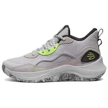 Under Armour Кроссовки унисекс Curry 3Zer0 24 Halo Grey Black High-Vis-Yellow 3028191-100 40
