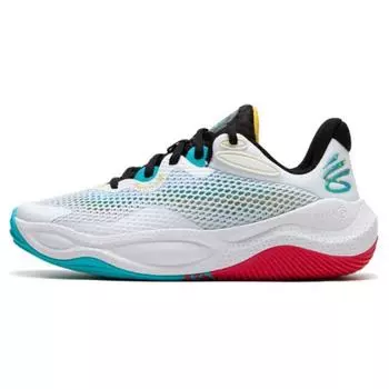 Under Armour Кроссовки унисекс Curry Splash 24 AP White Cool Pink Belt Blue 3027262-100 43