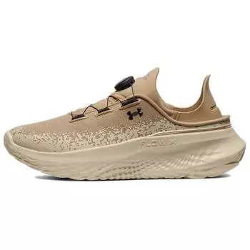 Кроссовки унисекс Under Armour SlipSpeed Mega Camel Sandstorm коричневые черные 3028539-200 38.5
