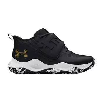 Under Armour Кроссовки Zone BB 2 GS Black Metallic Gold Kids 3026637-001 39