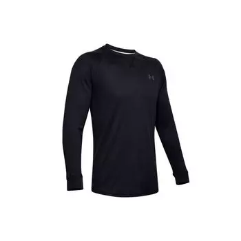 Under Armour Круглый вырез горловины тренировочная футболка с принтом длинный рукав реглан мужские топы черный 1302355-001 XL